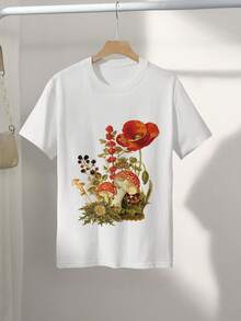Women T-Shirts - [White] - View 2