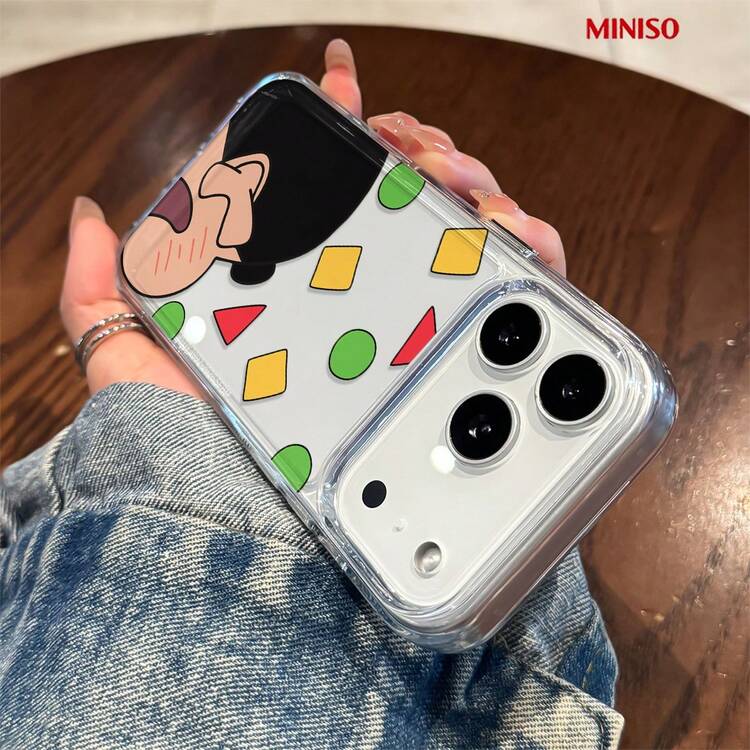 Crayon Shin-Chan Peekaboo Clear Phone Case Compatible With IPhone