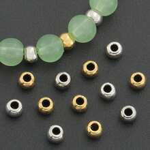 150pcs/300pcs Hạt spacer hợp kim tròn 2mm, hạt trang trí trang sức, hạt tròn rời, hạt trang trí, phù hợp cho DIY phụ kiện trang sức, bông tai, dây chuyền, vòng tay - Định vị hạt - Xem 5