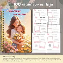Manual de 100 planes de citas | Español, 5.5X8.3 pulgadas, diseñado específicamente para interacciones madre-hija, documentando momentos íntimos pasados juntas - A - Ver 6