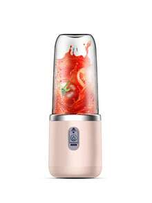 400ml 便攜式電動果汁機攪拌器，搖搖杯設計，1500mAh USB充電，多功能適用於居家，2色可選，迷你無線果汁杯，長電池壽命，適合廚房、居家與旅行 - 彩色 - 查看 14