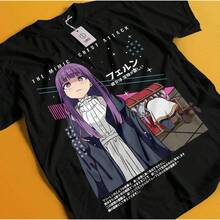 Frieren T-Shirt, Beyond Journey's End T-Shirt, Fern Stark T-Shirt, Himmel T-Shirt, Frieren Beyond Journey's End Themed Anime T-Shirt, Classic Frieren T-Shirt, Unisex Pure Cotton Japanese Anime T-Shirt, Men's Summer Clothing, Y18K Clothing, Stylish Vintage T-Shirt, Loose Short Sleeve T-Shirt, Funny Print T-Shirt, Summer Sets, Country Rock Concert Outfit, Holiday Tops, Casual Summer Tops, Comfortable Outdoor Casual Wear, Matching Family Sets, Graphic T-Shirt, Regular Fit, Soft And Lightweight, For Pop Culture Lovers, Streetwear Style, Must-Have Gift For Fashion Enthusiasts, Perfect Gift For Men And Women, Crew Neck T-Shirt For Fans, Girlfriend, Boyfriend, Husband, Valentine's Day Gift, St. Patrick's Day Gift. - 黑色 - 查看 7