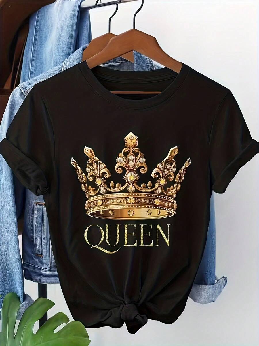 Women T-Shirts - Black - View 1