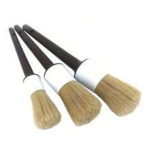 Car Crevice Cleaning Brush Set, Soft Bristles Won't Damage Paint, Specialized For Cleaning Rims, Grilles, And Interior Tight Spaces - Three Brushes - View 9