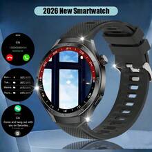The Latest ERUN 2026 Smartwatch Features A 1.5-Inch HD Screen, A 250mAh Battery, A New Watch Band, Over 10 Sports Modes, Customizable Watch Faces, Voice Calls, Hydration Reminders, Sedentary Reminders, An Alarm Clock, Bluetooth Calling, Weather Updates, And Bluetooth Music Playback. This Stylish Watch Is Compatible With Both Android And IOS Devices, Making It An Ideal Holiday Gift. - View 16