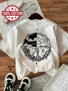 Women T-Shirts - [White] - View 2