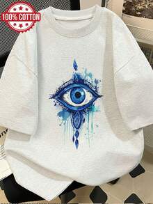 Women T-Shirts - [White] - View 9