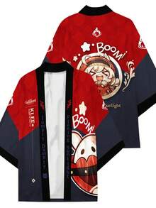 Kimono de Estilo Japonés para Cosplay, para Eventos de Anime y Comic Con T8QM - Negro - Ver 12