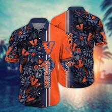 Virginia Cavaliers  Flower Hawaii Shirt For Fans Ver 18 - Multicolor - View 2