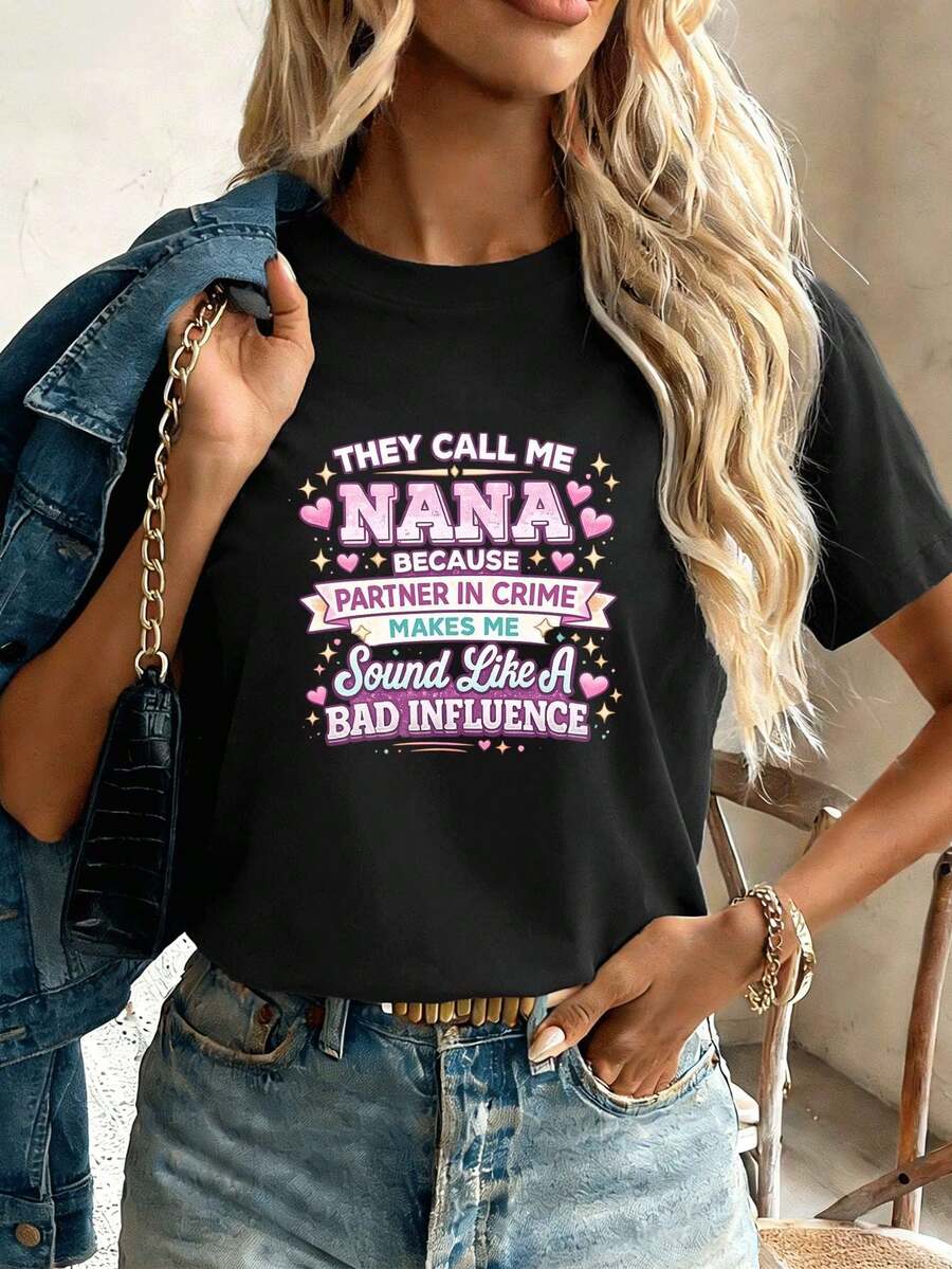 Women T-Shirts - Black - View 1