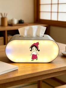 Elegant Resin Tissue Box Holder, Durable Rectangular Faux Stone Design, Multi-Paper Storage For Bathroom & Home Decor - Multicolor - View 6