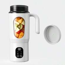 New Juicer, Compact USB Charging Portable Blender, Small Household Juicer - Easy To Clean, Perfect For Making Smoothies, Milkshakes, And Fresh Fruit Drinks, Battery Capacity: 1300mAh; - Multicolor - View 10