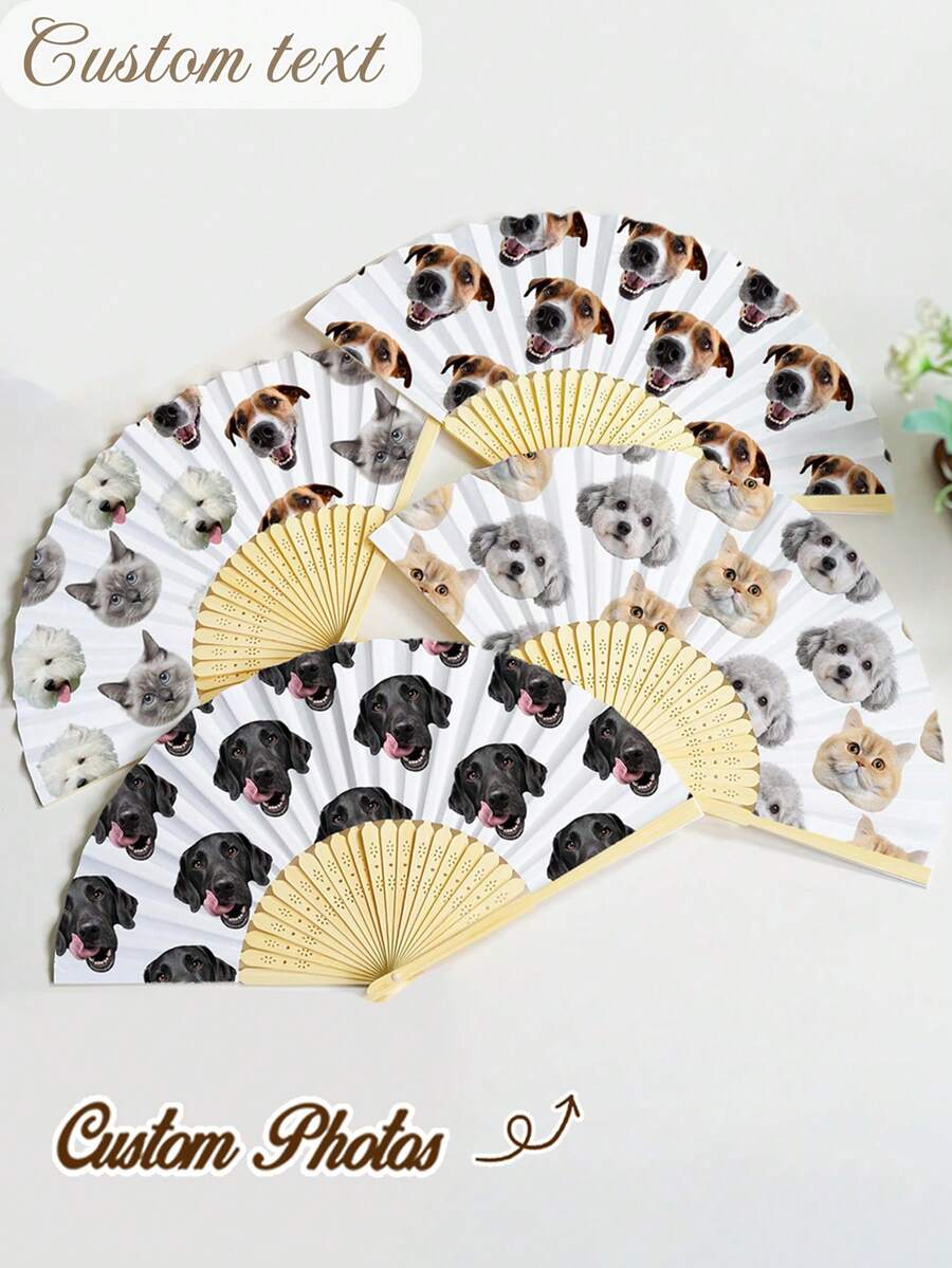 Quạt cưới in ảnh và tên theo yêu cầu, quạt tự làm cổ điển, chất lượng trang trí cao cấp, tùy chỉnh, cá nhân hóa, thời trang và tinh tế, món quà lý tưởng độc đáo phù hợp cho người yêu, bạn trai, bạn gái, bố, gia đình, mẹ, bạn bè, thú cưng.