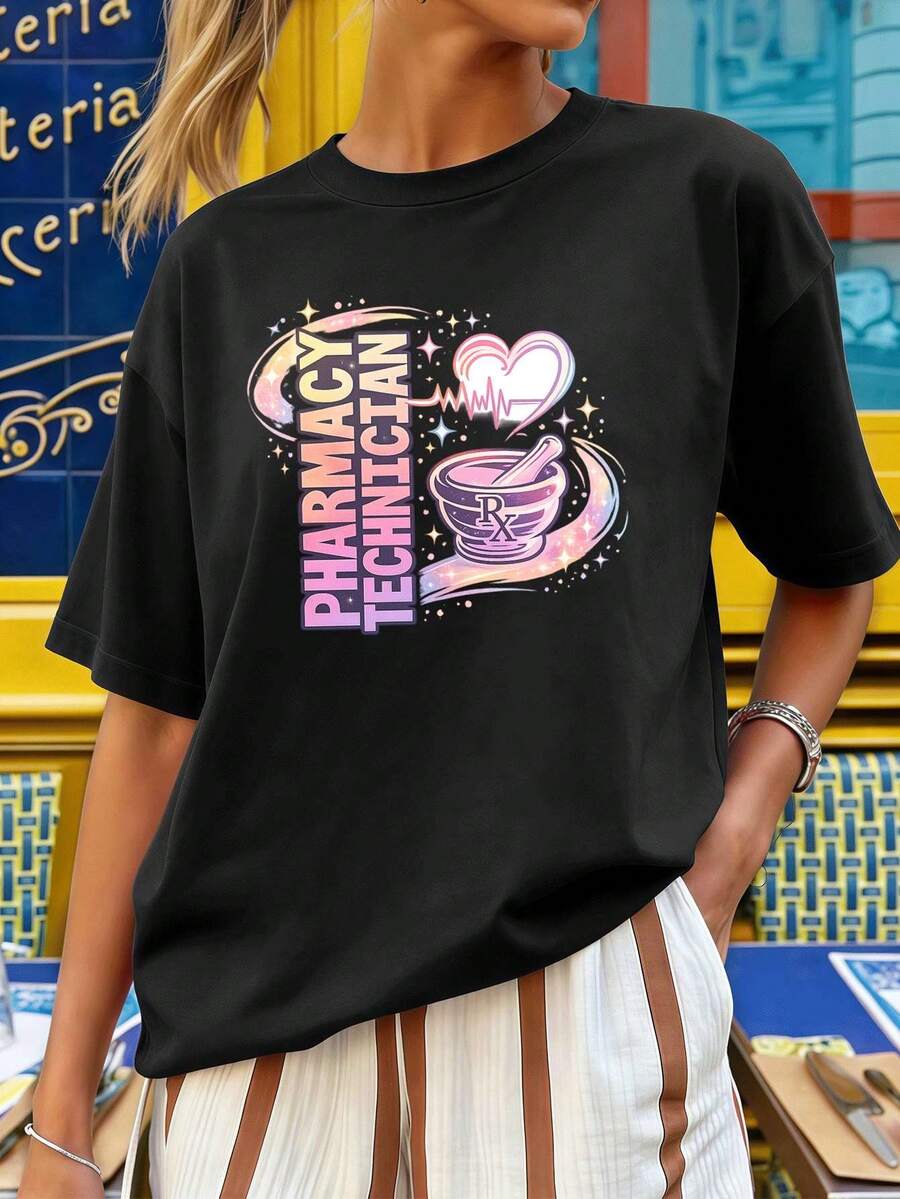 Women T-Shirts - Black - View 1