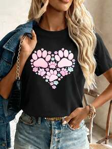 Women T-Shirts - Black - View 1