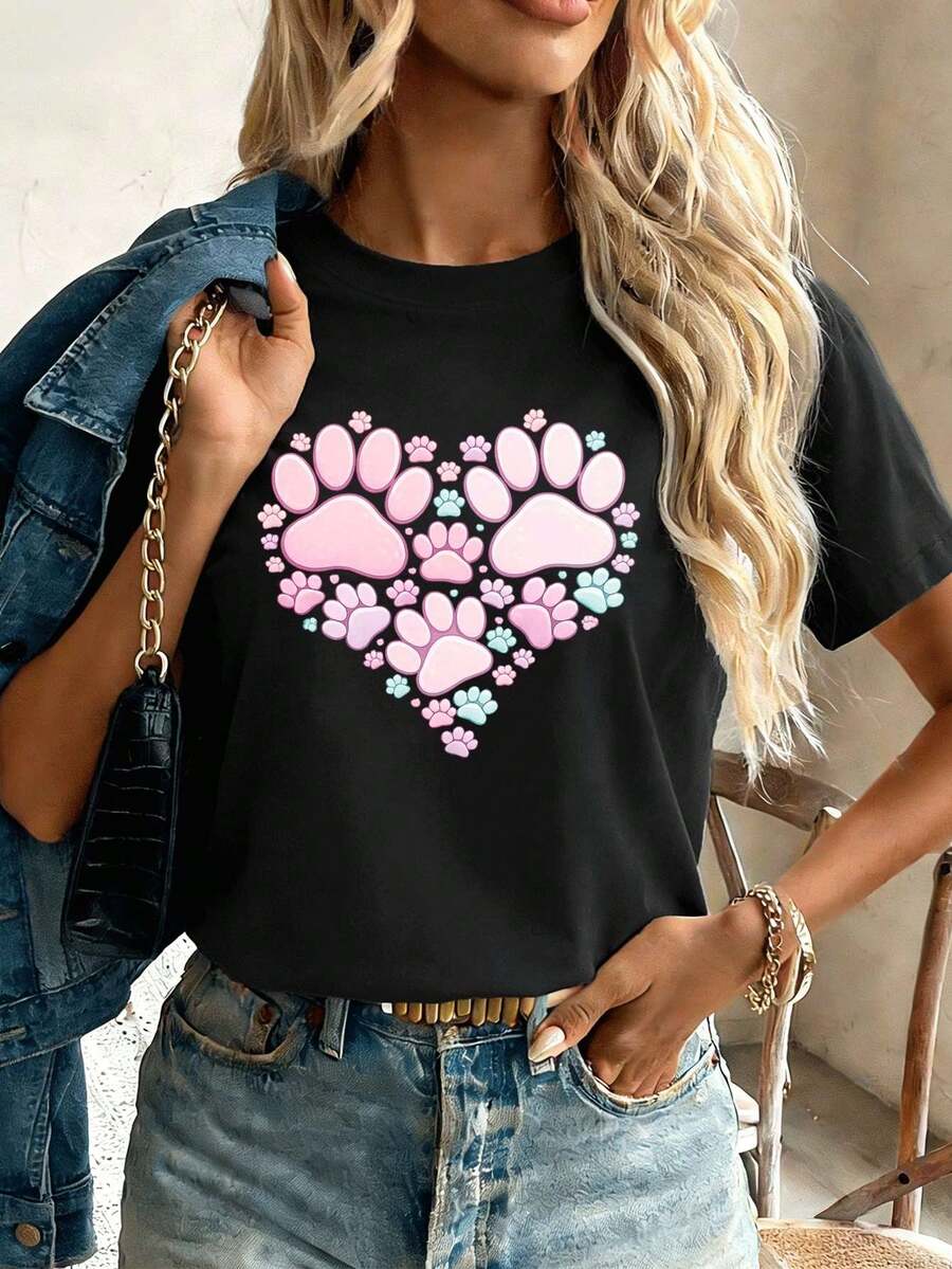 Women T-Shirts - Black - View 1