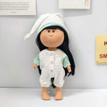 1pc Suitable For 24cm/25cm/26cm Doll Clothes, Spanish Mia Potato Doll, Milu Ceramic Doll Outfit, Pajama Hat Set, Home Wear, Birthday Gift, Small Present - Multicolor - View 4
