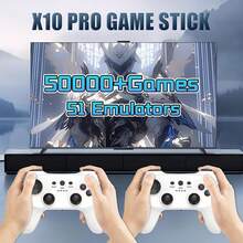 Máy chơi game cổ điển YIYI X10 Pro 2025, hơn 50.000 trò chơi cổ điển, 51 trình giả lập, đầu ra HD 4K, cắm là chơi, bộ xử lý Cortex-A55, trò chơi điện tử cắm là chơi tương thích với TV, 128GB, 1 chiếc (Xanh dương/Trắng) - Nhiều màu - Xem 11