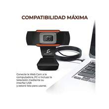 Webcam Usb Para Computadora 480P Con Micrófono Cámara Para Computadora - Negro - Ver 4
