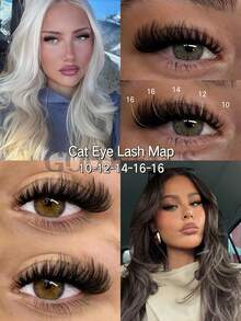 144pcs Curly Fluffy Eyelash Set - 144pcs Thick Eyelash Clusters, 10-18mm Wispy Eyelash Extensions For Natural Look, Waterproof Eyelash Extension Kit For DIY At Home - CC - View 5
