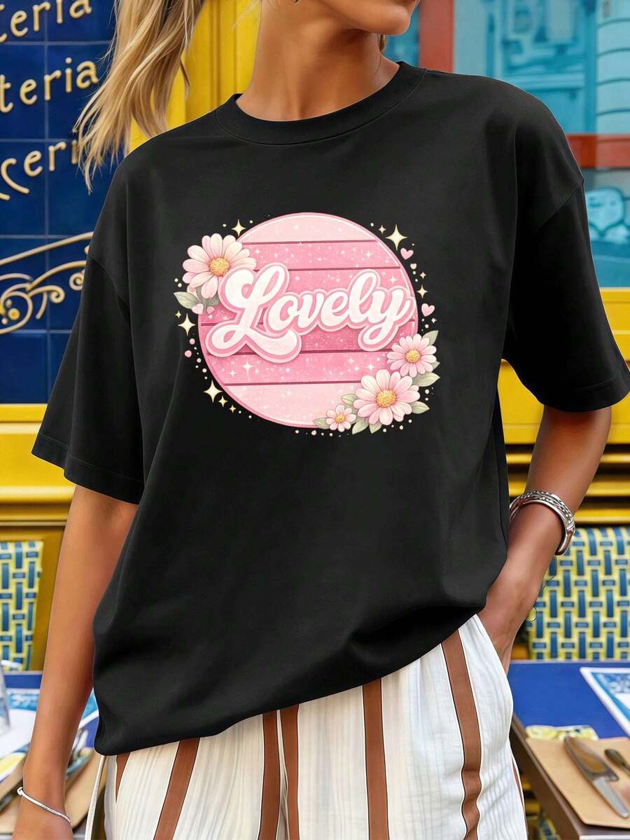 Women T-Shirts - Black - View 1