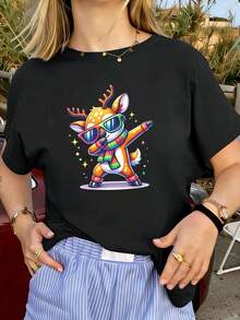 Women T-Shirts - Black - View 1