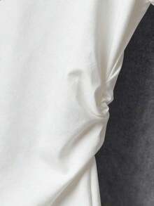 1 Piece Fashion Casual For Men And WomenCamiseta ajustada de mujer con estampado de letras en inglés, estilo estilizante y elegante, europeo y americano Versatile, easy to match, daily wear, street style, vacation outfit, weekend outfit - Blanco 2 - Ver 5