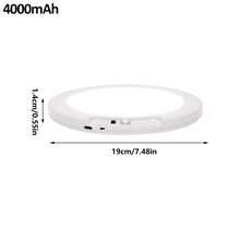 4pcs Rechargeable LED Ceiling Lights With Remote Control Dimming, Sensor Function, Suitable For Corridor, Bedroom, Home Use, Magnetic Installation, Stair Night Light - Three-tone Lighting - View 3