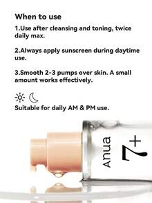 ANUA Esencia reparadora de barrera de 7 niacinamida y arroz, 50ml. Fórmula compuesta de extracto de arroz, textura ligera y absorbente, hidratante y calmante, adecuada para el cuidado de la piel sensible durante los cambios de temporada - Esencia hidratante y reparadora de ceramidas de arroz de 7 granos (50 ml) - Ver 3