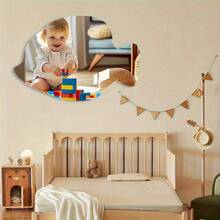 20cm Self-Adhesive Acrylic Mirror Wall Decor, Suitable For Halloween Party Decoration, Designed As Gaming Console - 1PC - View 9