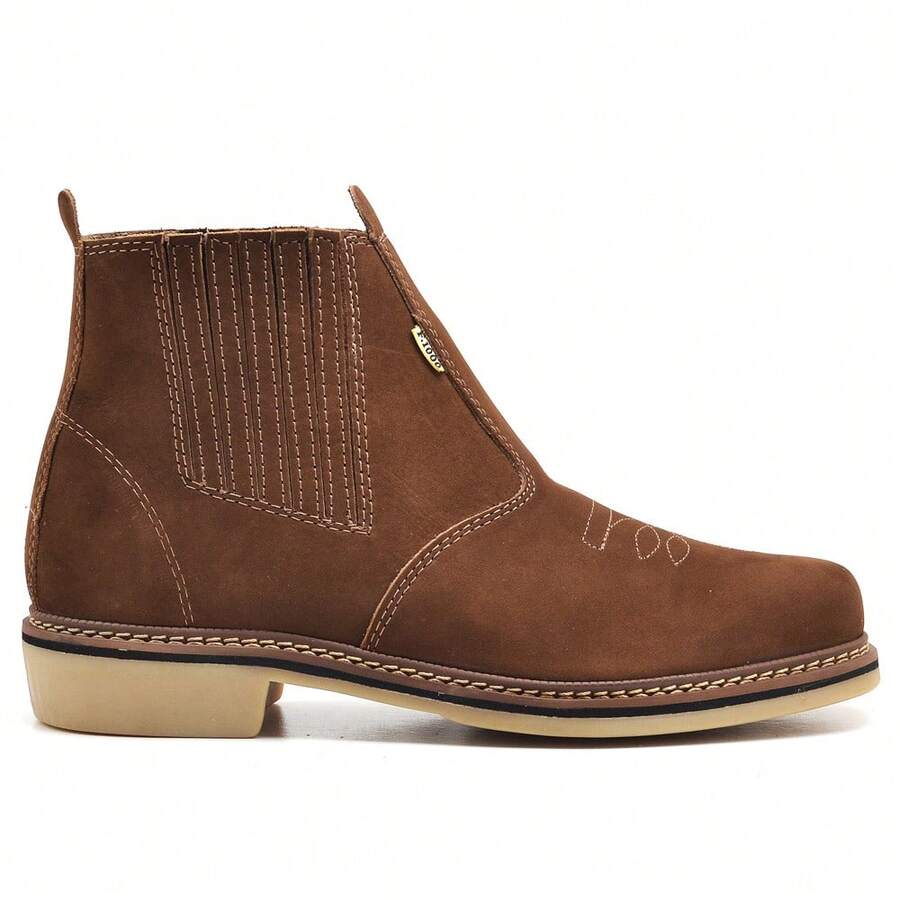 Men's Leather Country Boot F1000 Ready For Delivery - 鏽棕色 - 查看 1