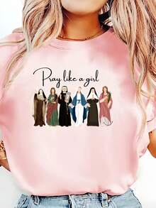 Women T-Shirts - [White] - View 7