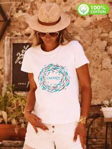 Women T-Shirts - [White] - View 11