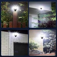 1/2PCS Outdoor Solar Floodlight With Motion Sensor – LED Wall-Mounted Security Light With Remote Control, Waterproof; Suitable For Porch, Garage, Driveway, Garden - Multicolor - View 10