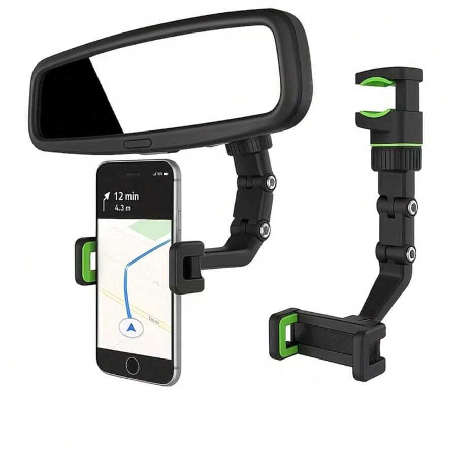 Giá đỡ điện thoại ô tô xoay 360°, giá đỡ định vị đa năng, phụ kiện ô tô. - Nhiều màu - Xem 1