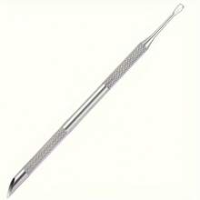 1pc Stainless Steel Cuticle Pusher Nail Care Tool, Multi-Function Dead Skin Remover, Portable & Durable, Foot Care & Manicure File - Multicolor - View 13