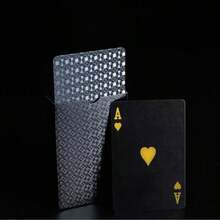 Creative Gold Foil Playing Cards, Creative Gold And Black Checkered Gold Cards, Dedicated Matte Durable Wear-Resistant Playing Cards, Premium Feel, Durable - Multicolor - View 8