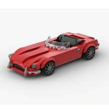 Modelo de coche MOC tipo E convertible 1990, bloques de construcción educativos creativos DIY, juguete de regalo para niños - 255 unidades - Ver 1