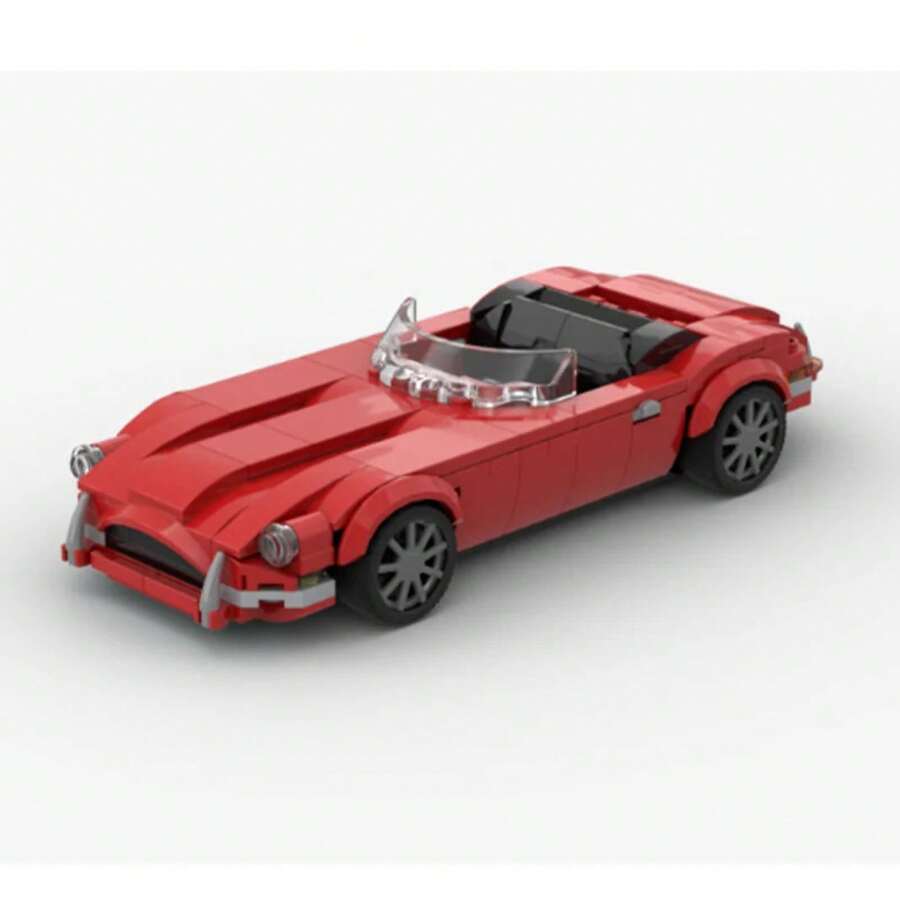 Modelo de coche MOC tipo E convertible 1990, bloques de construcción educativos creativos DIY, juguete de regalo para niños - 255 unidades - Ver 1