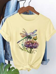 Women T-Shirts - [White] - View 7