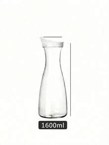 1pc Multi-Functional Hot/Cold Water Pitcher, Plastic Beverage Bottle, Juice Carafe, Tea Flower Pot, Suitable For Hot/Cold Drinks Storage, Refrigerator, Juice Container, Water Bottle, Iced Tea Pot Or Milk Jug, Applicable For Kitchen, Dining Room, Outdoor Camping - Clear - View 11