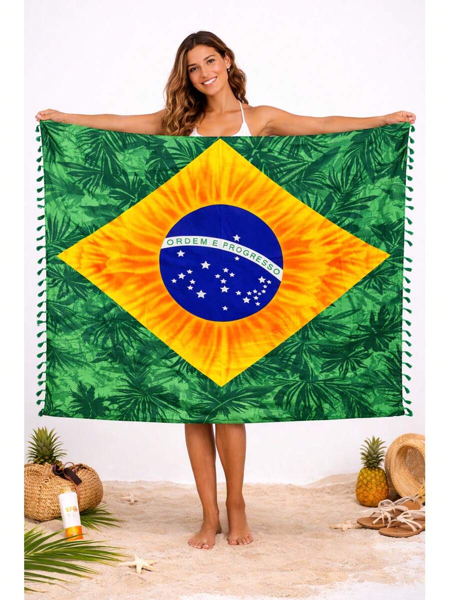 Macaw Beach Cover-Up Sun Dreamcatcher Various Prints Beachwear - 33 - 查看 1