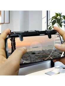 Gaming Retractable Trigger Mobile Game Controller Console For Fire Shooter For Phone Gamepad For Shooting Games Joystick - Black - View 9