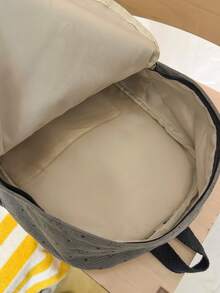 New Fashion Bow Printed Large Capacity Backpack For Students, Versatile, Casual, Multi Pocket Commuter, Women's Backpack - Multicolor - View 12