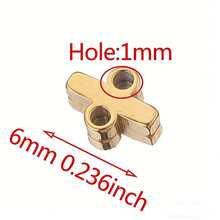 10 chiếc đầu nối dây chuyền nhiều lỗ, nhiều sợi bằng thép không gỉ 304 mạ vàng và bạc, tấm nối dùng để làm đồ trang sức DIY, thích hợp cho vòng tay, dây chuyền. - Kết nối xốp bằng thép không gỉ - Xem 13