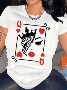 Women T-Shirts - [White] - View 6