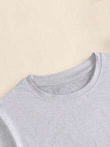Camiseta religiosa 100% algodão tshirt premium p ao g2 - Cinza - Visão 4