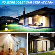 Solar Powered 118 LED Outdoor Lights, Suitable For Yard, Porch And Garage - Energy Efficient, Waterproof, Easy Installation, High Brightness, With Motion Sensor, Multiple Brightness Settings - TBD-11 - 查看 7