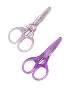 1pc Craft Scissors - With Protective Cover, Handmade Paper Cutting Scissors, Ideal For Embroidery And Delicate Paper Cutting, Suitable For Crafts, DIY And Daily Use - Great For School, Office And Travel - Multicolor - View 32