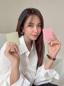 10pcs Self-Adhesive Hair Styling Stickers, Painless Magic Hair Band Hair Accessories - Multicolor - View 3